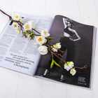 Цветы искусственные "Вишнёвый цвет" 4*90 см, белый - Фото 1