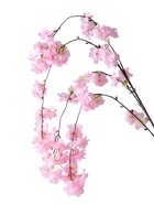 Цветы искусственные "Ветка яблони" 4*124 см, розовый - фото 809559224