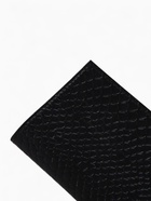 Обложка для паспорта, натуральная кожа, питон, чёрная - Фото 4