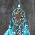 Ловец снов "Каскад, бирюзовый" 44х11 см - фото 23303063