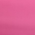 Бумага для упаковок и поделок, гофрированная, розовая, однотонная, двусторонняя, рулон 1 шт., 50 х 70 см - Фото 2