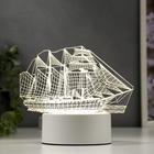 Светильник «Фрегат» LED белый от сети 9.5×15×16 см RISALUX - Фото 1