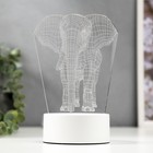 Светильник "Слон" LED белый от сети 9,5х12,5х19см RISALUX - Фото 2