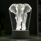 Светильник "Слон" LED белый от сети 9,5х12,5х19см RISALUX - Фото 3