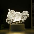 Светильник "Гоночный мотоцикл" LED белый от сети 9,5х16х14 см RISALUX - Фото 4