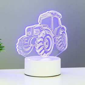 Светильник "Трактор" LED белый от сети 9,5х16х17,5 см