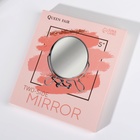 Зеркало настольное - подвесное, двустороннее, с увеличением, d зеркальной поверхности 11,5 см, МИКС - Фото 5