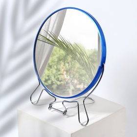 Зеркало складное-подвесное «Круг», двустороннее, с увеличением, d зеркальной поверхности 16,2 см, МИКС