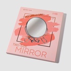 Зеркало складное-подвесное «Круг», двустороннее, с увеличением, d зеркальной поверхности 16,2 см, МИКС - фото 8832942