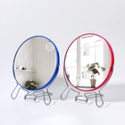 Зеркало настольное, настенное, с увеличением х2, двустороннее, 16.7×20 см, (d=16.2 см), МИКС - Фото 5