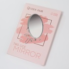 Зеркало настольное - подвесное «Овал», двустороннее, с увеличением, зеркальная поверхность 11,5 × 15,5 см, цвет серебряный - фото 9302731