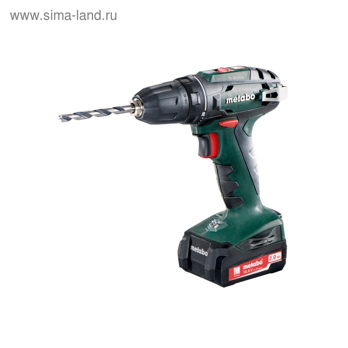 Аккумуляторная дрель-шуруповерт Metabo BS 14,4 (602206540), 14.4 В, 2х2 Ач, 40 Нм, БЗП 13 мм