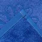 Полотенце махровое "Florans" 30х50 см, синий, 450 г/м2, бамбук 100 % - Фото 3