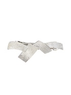 Заколка - автомат для волос «Либерти», пересечения, 7 см, серебро - Фото 3