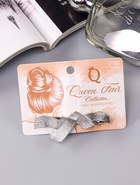 Заколка - автомат для волос «Либерти», пересечения, 7 см, серебро - Фото 10