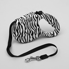 Рулетка «Лапа», 5 м, до 35 кг, принт зебра - Фото 4