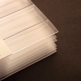 Панели из поликарбоната Novattro Prof, 330 мм, 16-5 S, 12 м, многослойные, прозрачные, лист