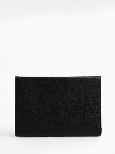 Обложка для паспорта, чёрная