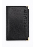 Обложка для паспорта, уголки, цвет чёрный - фото 809403836