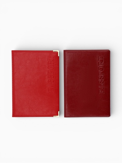 Обложка для паспорта, пвх, 9.5×0.5×13.5 см, МИКС