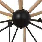 Люстра "Краб-дерево" 12х60Вт Е27 черный 80х80х100см - Фото 8