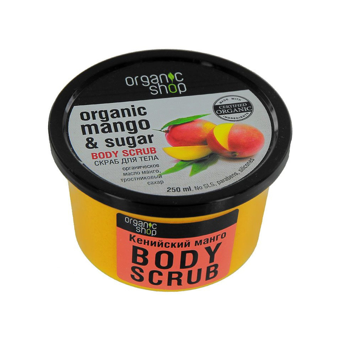 Скраб для тела Organic Shop «Кенийский манго», 250 мл