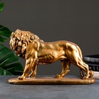 Фигура гипс «Лев идущий», под бронзу, 42×26×11 см 3967685