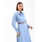 Ремень женский, гладкий, пряжка золото, ширина - 1 см, цвет рыжий - Фото 3