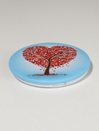 Зеркало складное «Деревья», d=7.5 см, с увеличением х2, голубой/красный - Фото 4