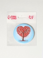 Зеркало складное «Деревья», d=7.5 см, с увеличением х2, голубой/красный - Фото 6