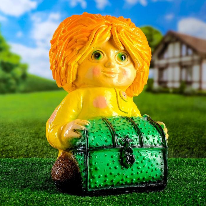 Садовая фигура "Домовёнок Кузя" 39х28см - Фото 1