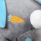 Рюкзак детский для девочки «Зайчик с морковкой»,28×4×28 см - Фото 6