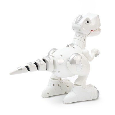 Интерактивный робот «Умный Динозавр» с подвижным хвостом, ходит, реагирует на касания, работает от батареек