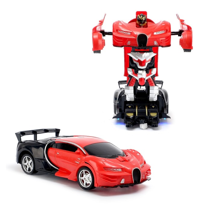 Робот радиоуправляемый «Широн», трансформируется, световые эффекты, масштаб 1:18, цвета МИКС 44395