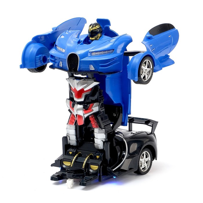 Робот радиоуправляемый «Широн», трансформируется, световые эффекты, масштаб 1:18, цвета МИКС 44395