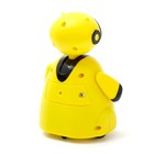 Робот «Умный бот», ездит по линии, световые эффекты, цвет жёлтый - фото 8425433
