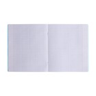 Тетрадь А5+, 48 листов в клетку ErichKrause "Neon", пластиковая обложка с фактурой "песок", блок офсет, белизна 100%, голубая - Фото 3