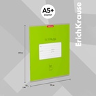 Тетрадь 12 листов в клетку ErichKrause «Классика» Bright, обложка мелованный картон, зелёная - Фото 3