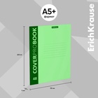 Тетрадь 48 листов в клетку, ErichKrause Neon, пластиковая обложка с фактурой "песок", блок офсет 100% белизна, зелёная (комплект 5 шт) - фото 28083638