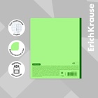 Тетрадь 48 листов в клетку, ErichKrause Neon, пластиковая обложка с фактурой "песок", блок офсет 100% белизна, зелёная (комплект 5 шт) - фото 28083639