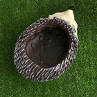 Декоративное кашпо для цветов «Ёжик», 25.5×16×13.5 см, полистоун - Фото 4