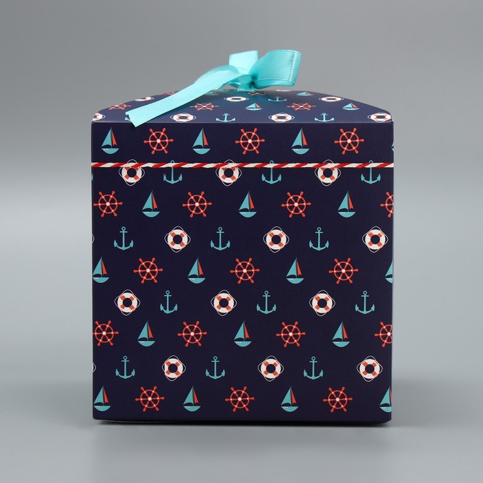 Коробка подарочная складная, упаковка, «Для тебя», 12 х 12 х 12 см - фото 1884885412