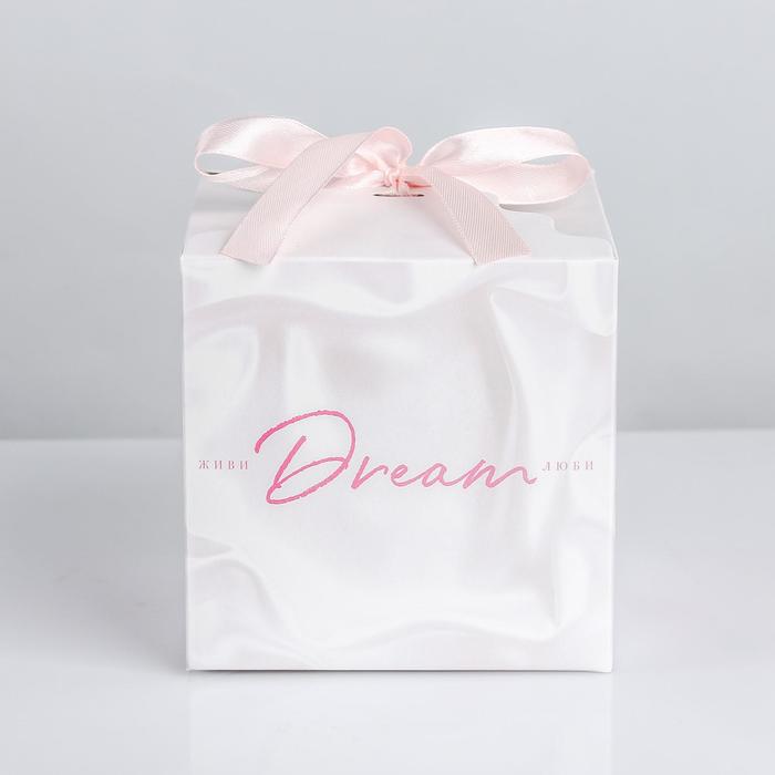 Коробка подарочная складная, упаковка, «Dream», 12 х 12 х 12 см - фото 1908418079