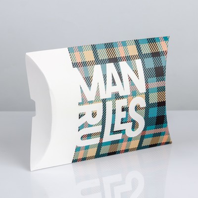 Коробка складная фигурная Man Rules, 19 × 14 × 4 см