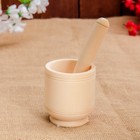 Основа для росписи «Ступка с пестиком», дерево, 6×13 см - Фото 1