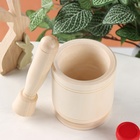 Основа для росписи «Ступка с пестиком», дерево, 9.5×19 см - Фото 2