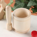 Основа для росписи «Ступка с пестиком», дерево, 9.5×19 см - Фото 3