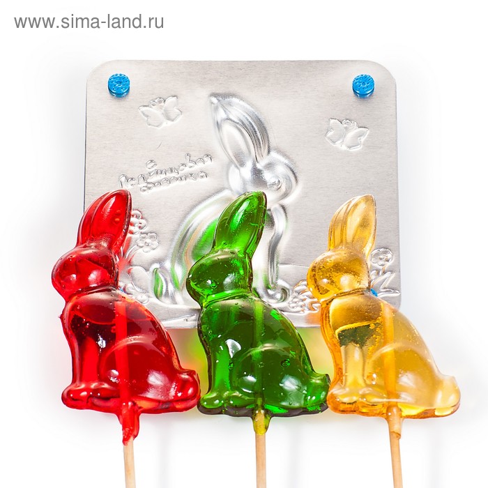 Набор для приготовления леденцов и мармелада «Зайчик», цвет МИКС - Фото 1