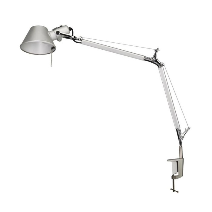 Настольная лампа Vopiscus 1x60Вт E27, серебро 21x62x49,3 см