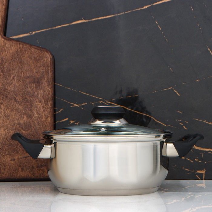 Кастрюля Astell, 1.9 л, d=18 см, капсульное дно, нержавеющая сталь - Фото 1